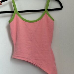Frankie's Bikinis Summer Melon Erma Terrycloth Cami Tank